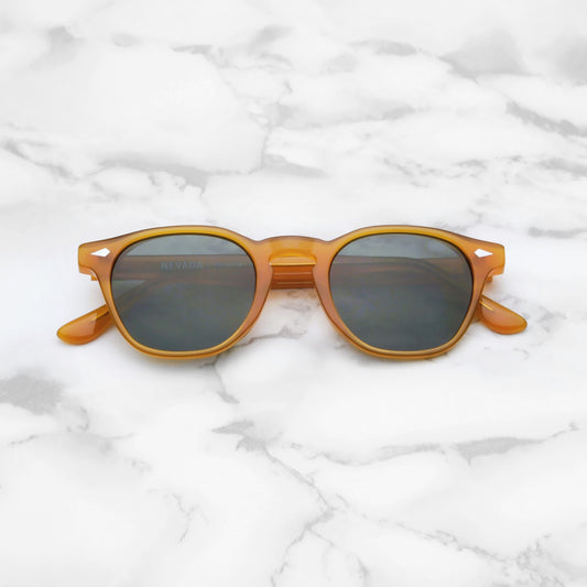THE VINCENT | Vintage Amber & Green - NEVADA Eyewear